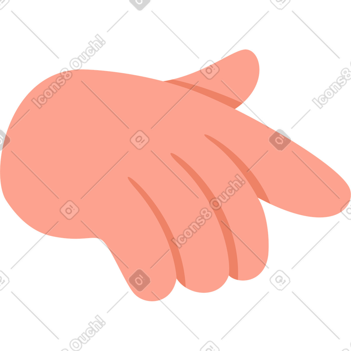 Ilustração de Mão em no estilo Social para baixar em PNG, SVG