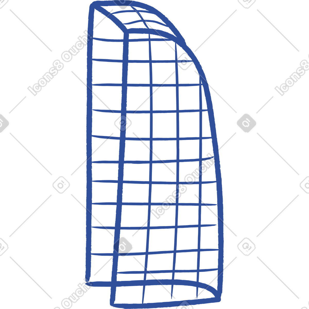 Ilustração de Poste gol em no estilo Lime para baixar em PNG, SVG