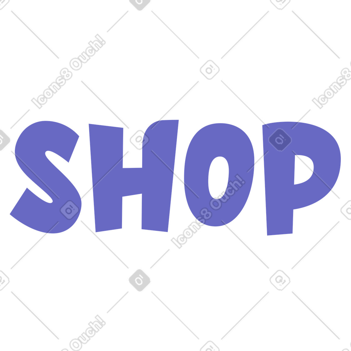 Illustration Boutique dans le style Woof à télécharger aux formats PNG, SVG
