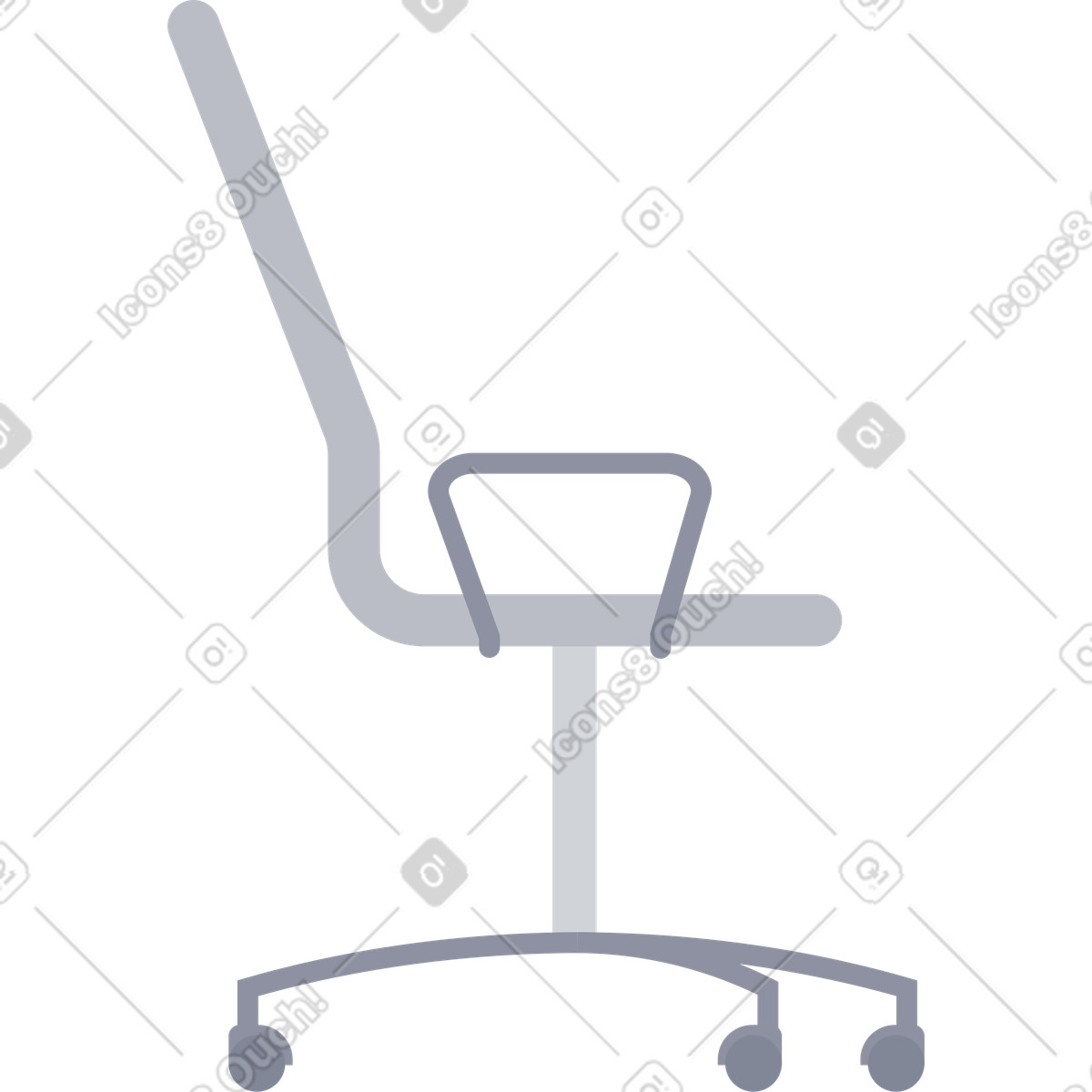 下载 Urban 风格的 办公椅 插画，支持 PNG、SVG 格式