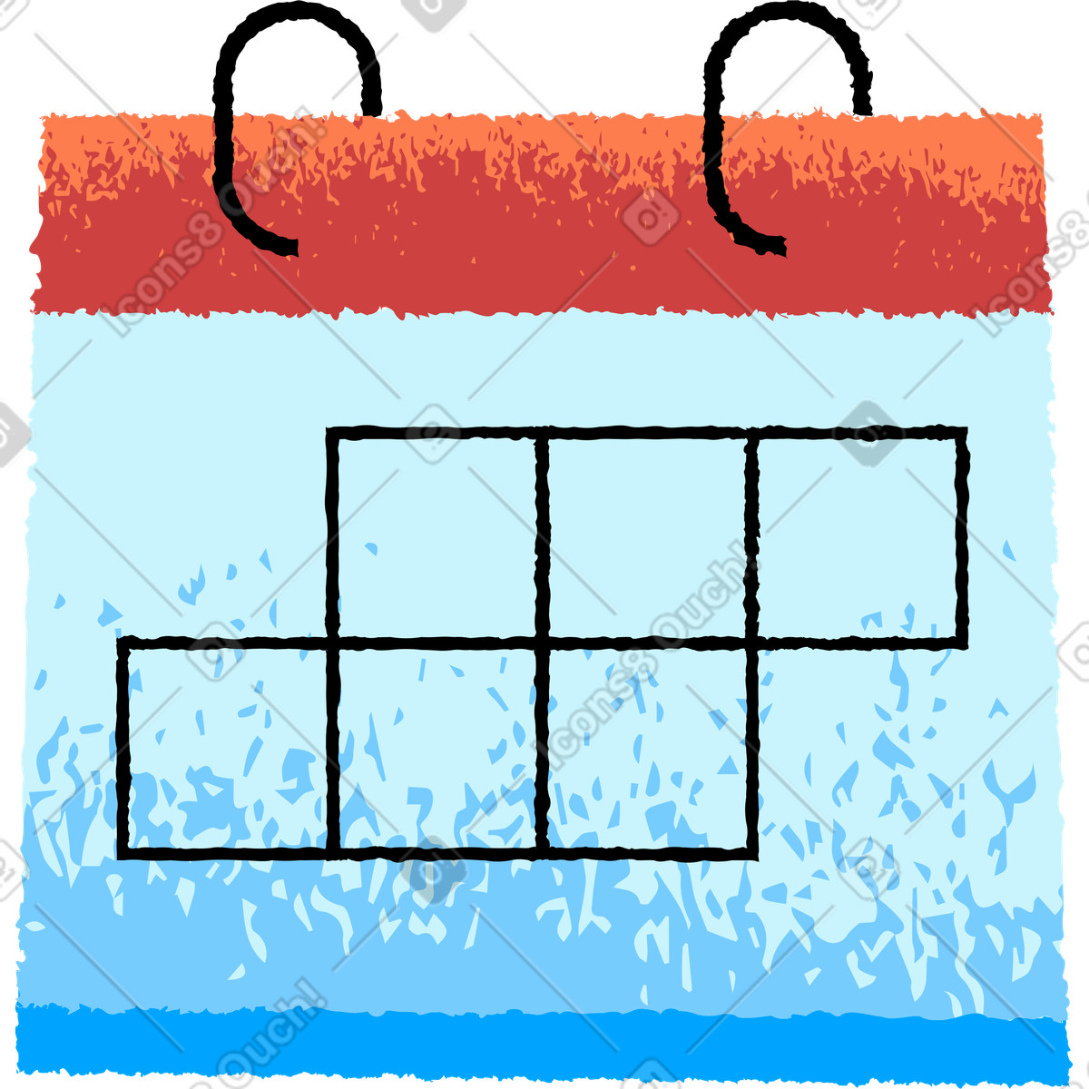 下载 Mirage 风格的 日历 插画，支持 PNG、SVG 格式