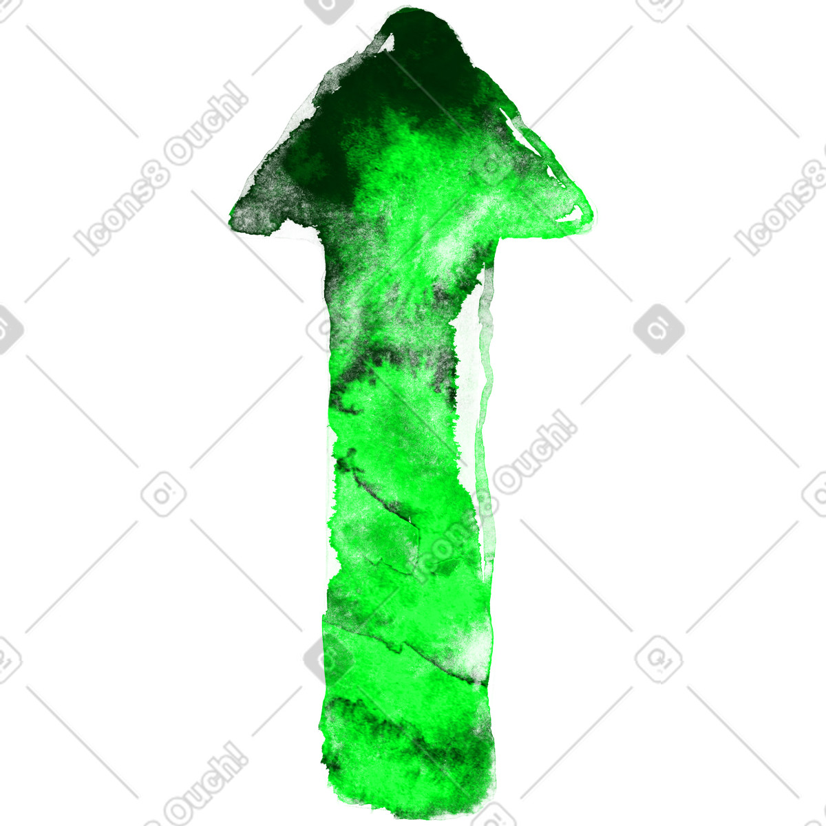 Arrow illustrazione in stile Inky scarica in PNG, SVG