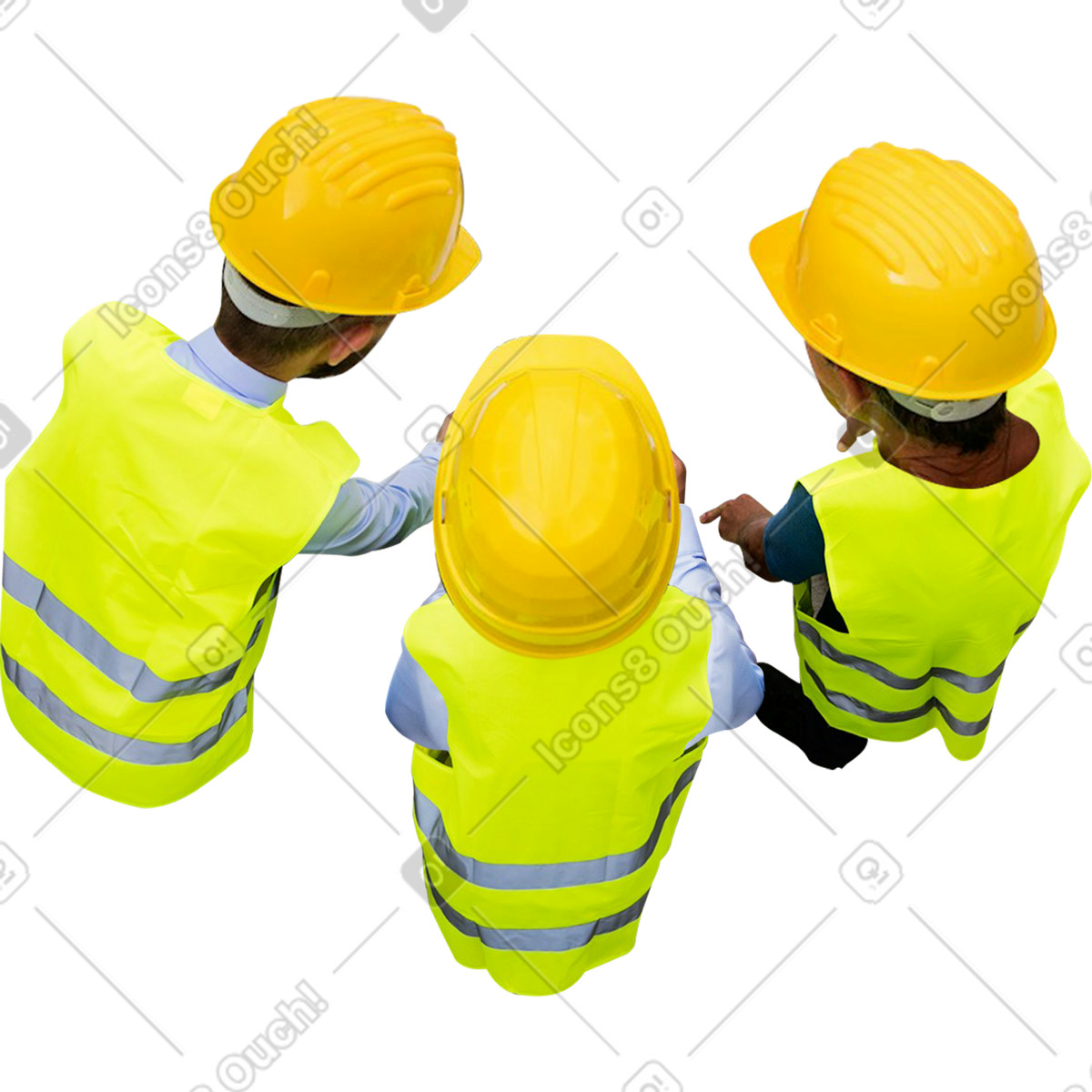 Ilustração de Trabalhadores da construção em no estilo Energy para baixar em PNG, SVG