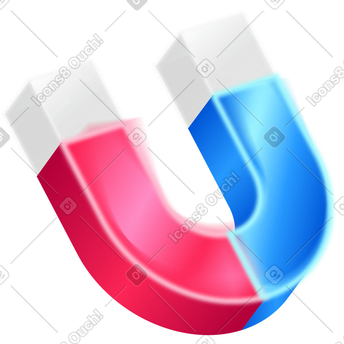 Burst スタイルの 磁石 のイラストをPNG、SVG形式でダウンロード