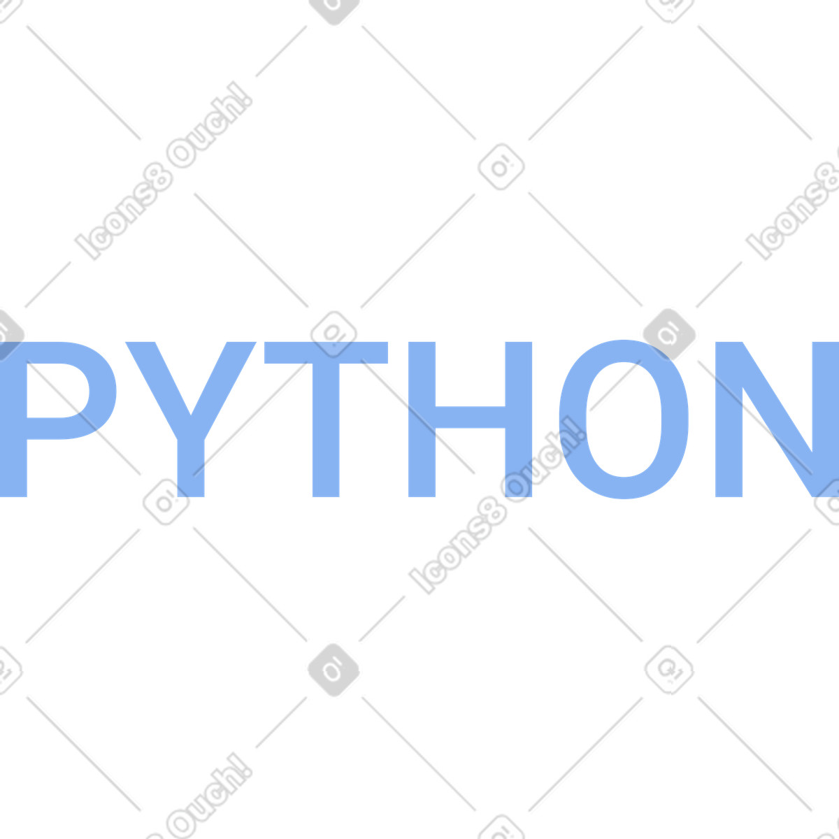 Text python illustration in PNG, SVG