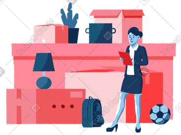 Moving to a new home PNG, SVG