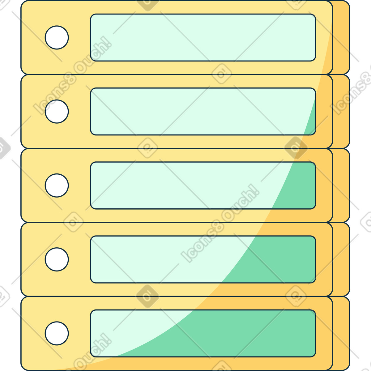 Rechenzentrum-Illustration im Bubble gum-Stil als Download in PNG, SVG