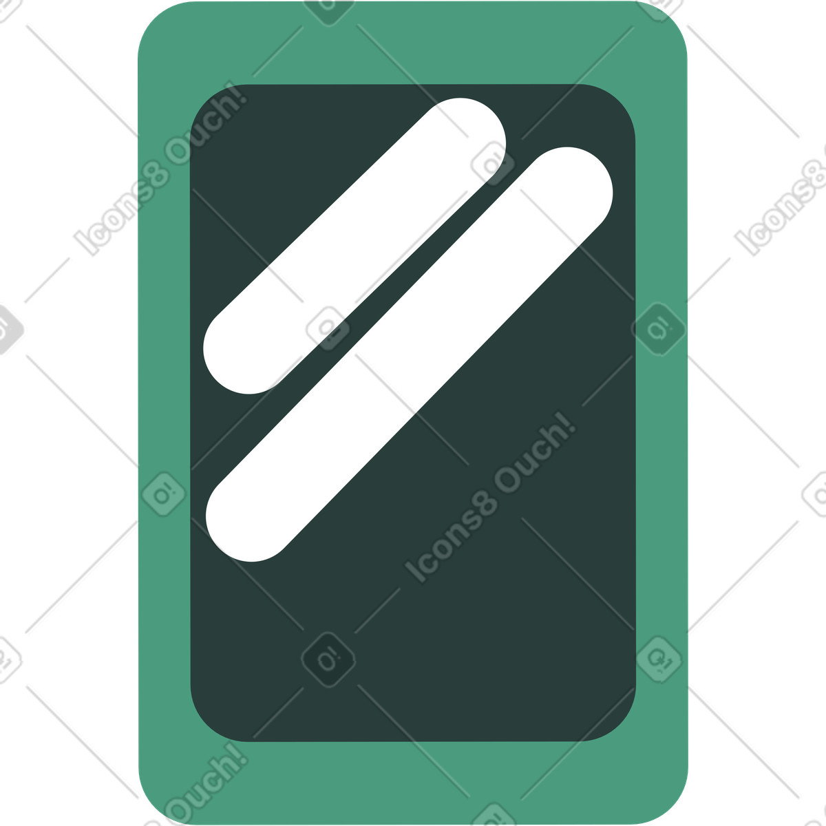 Ilustración Teléfono en estilo Macaroni a descargar en PNG y SVG
