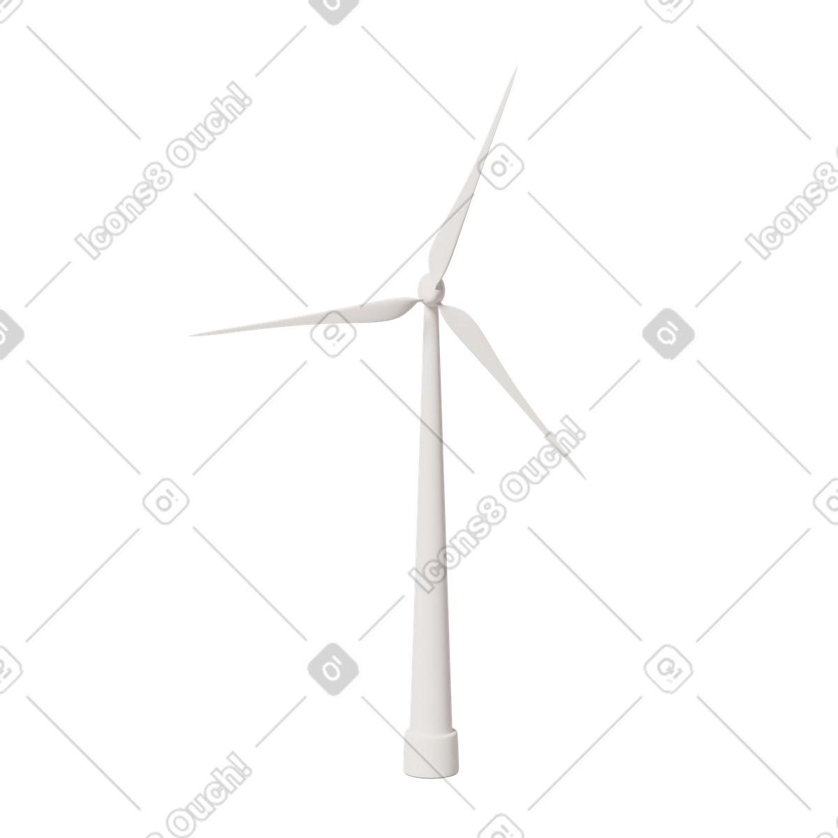 3D Casual life スタイルの Wind generator のイラストをPNG、SVG形式でダウンロード
