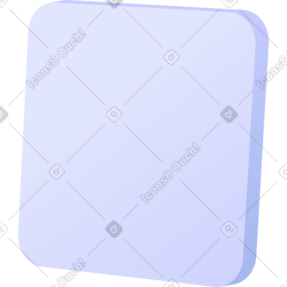 Rectangle illustration in Quantum style download in PNG, SVG