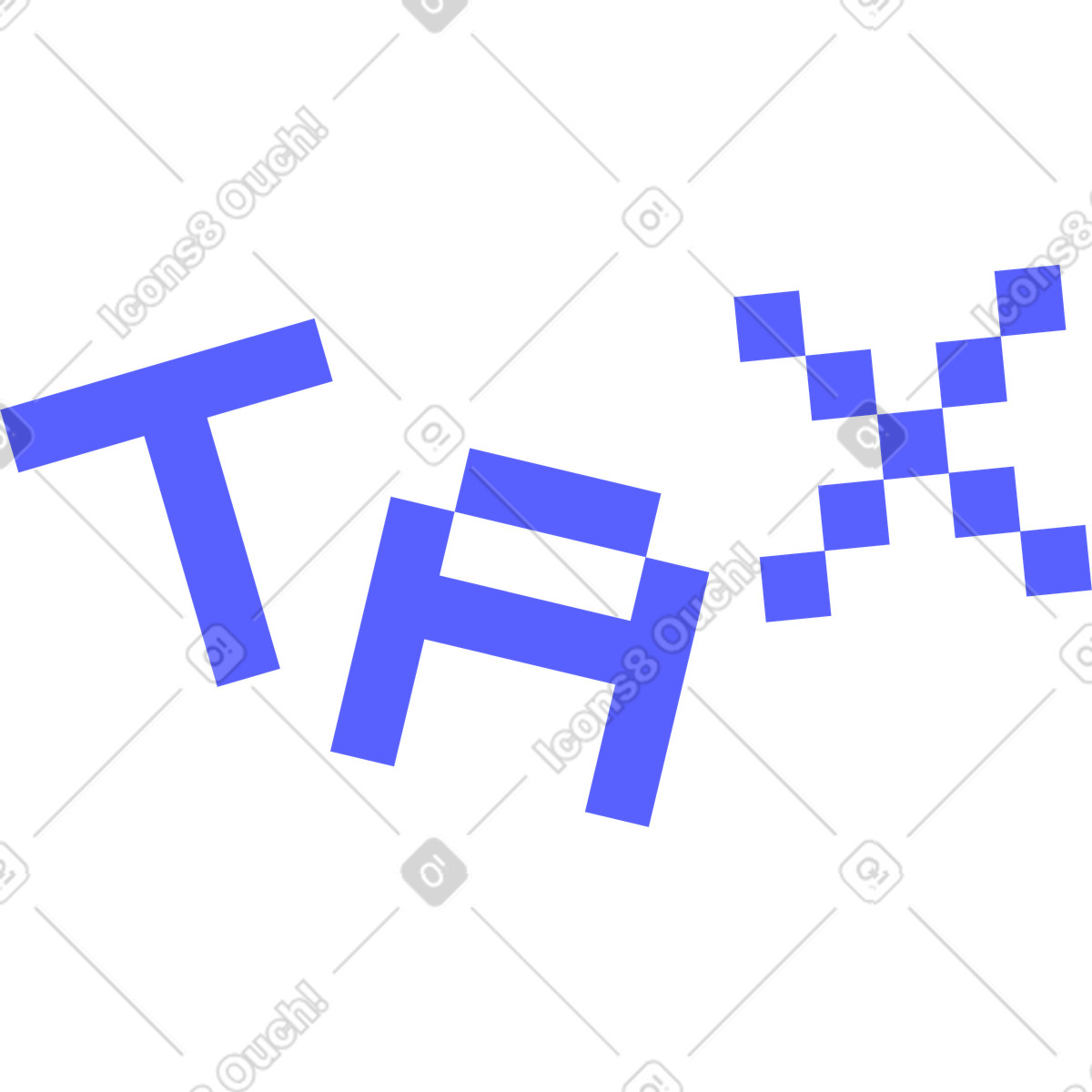 Иллюстрация Надпись о налоге в стиле 8bit — скачать в форматах PNG, SVG