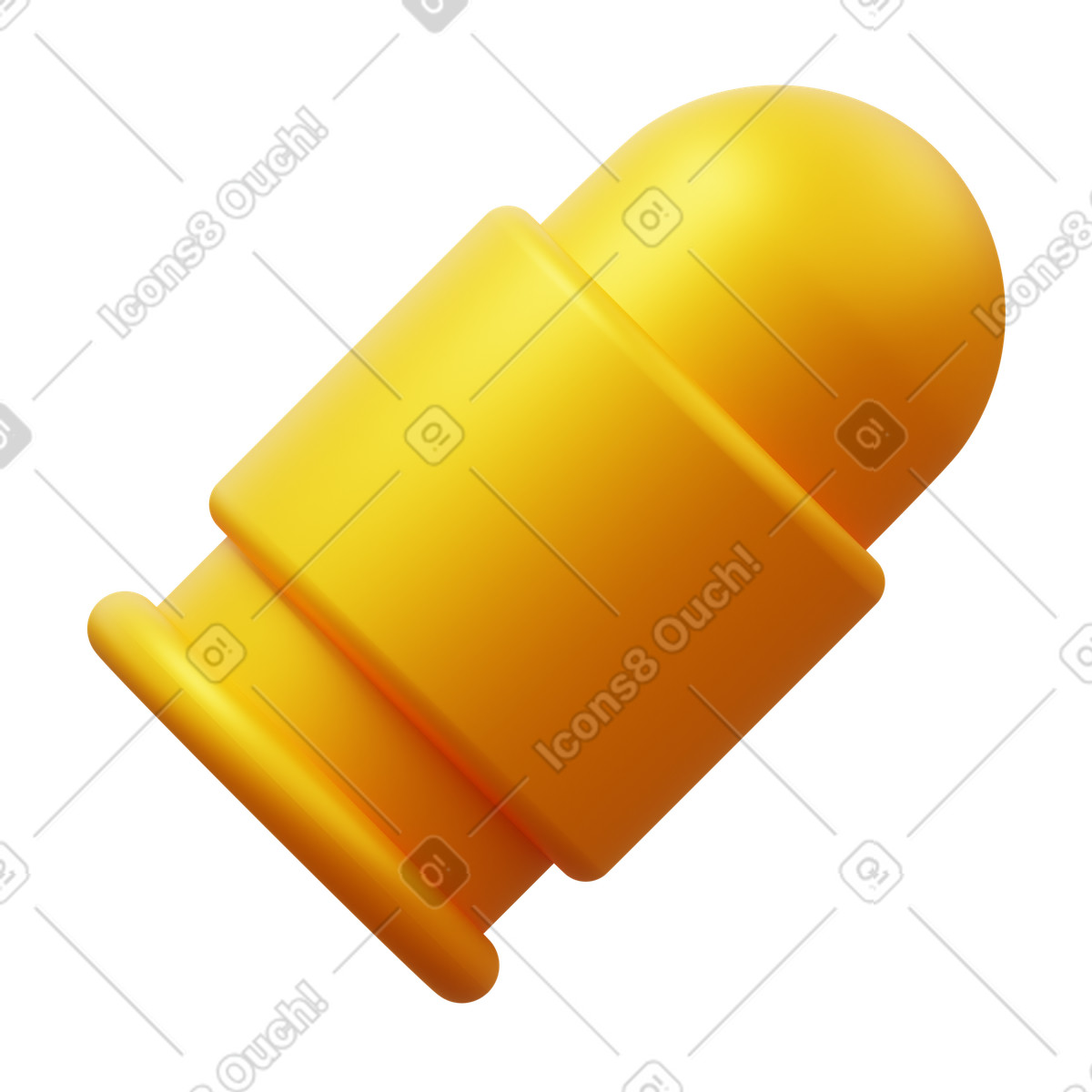 Bullet illustrazione in stile 3D Fluency scarica in PNG, SVG