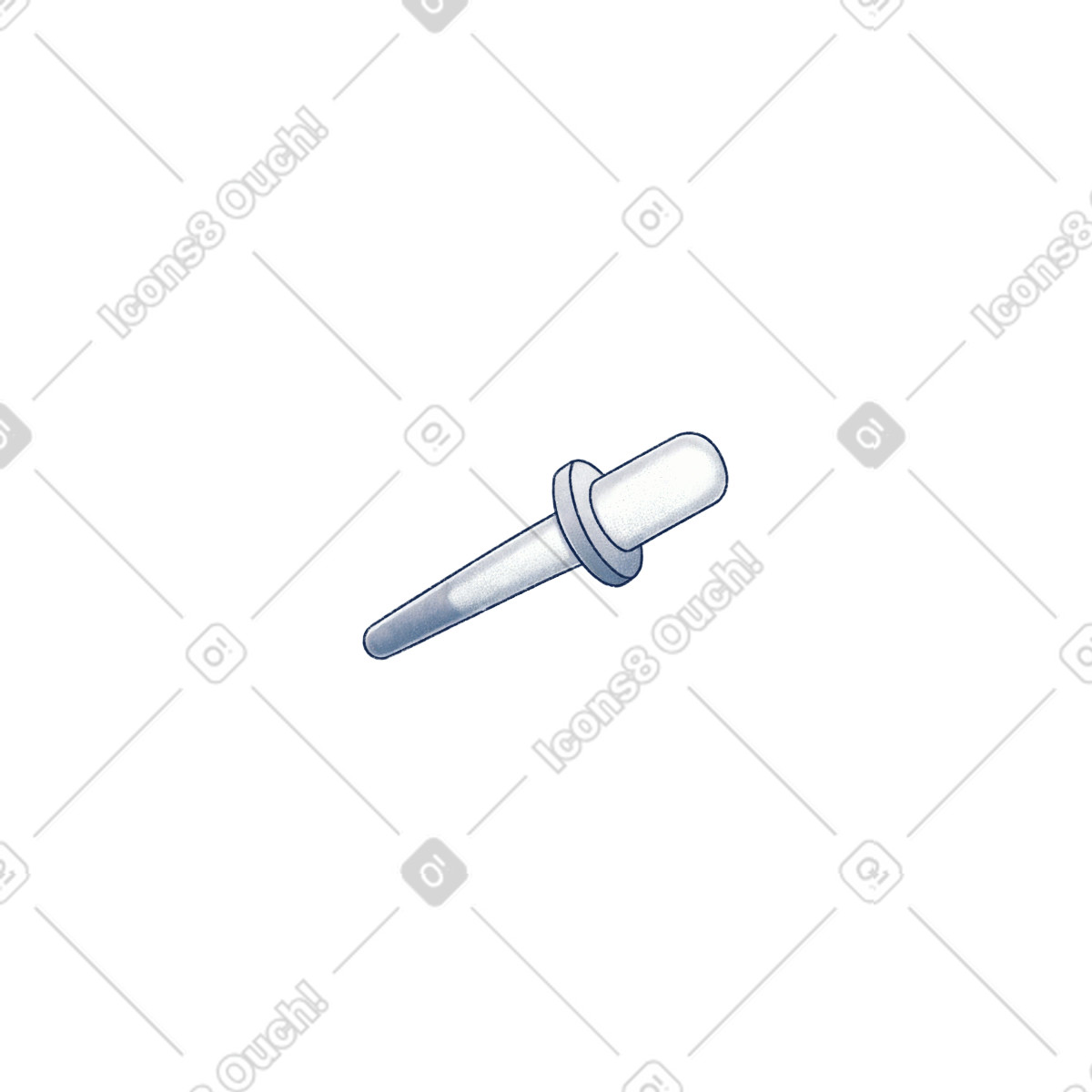 Pipetta illustrazione in stile Haze scarica in PNG, SVG