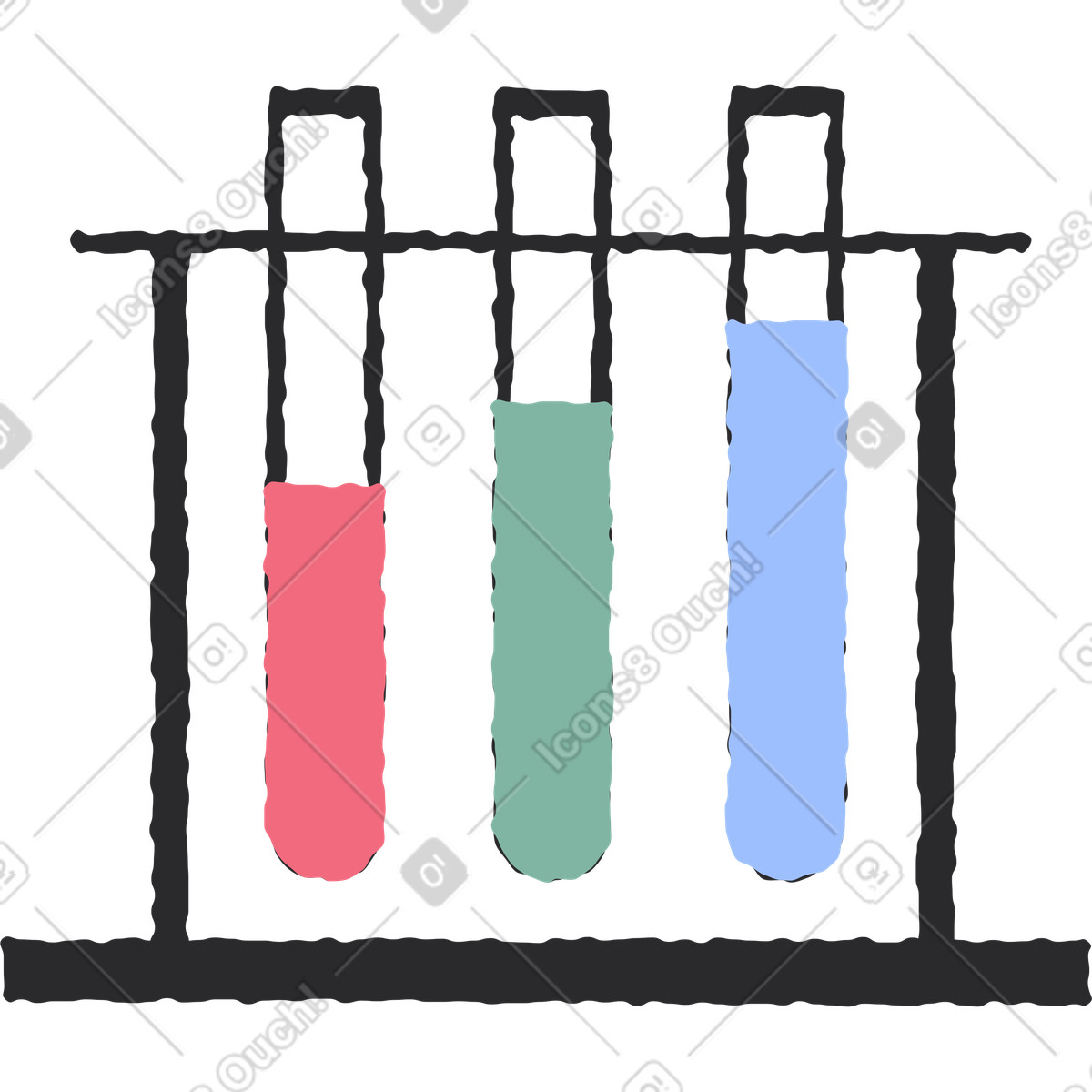 Ilustração de Biologia em no estilo Pablo para baixar em PNG, SVG