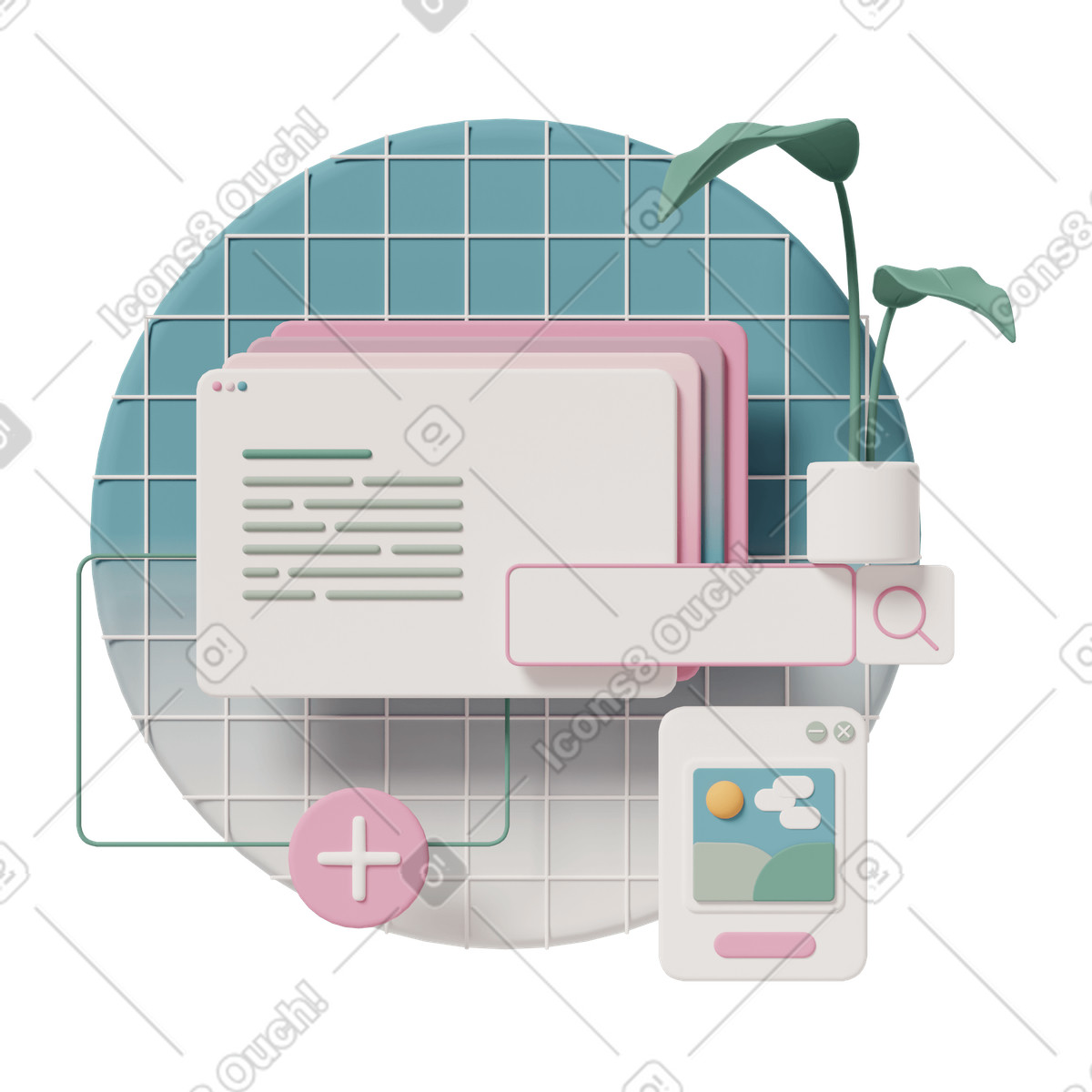 Ilustração de Article review em no estilo 3D Casual life para baixar em PNG, SVG