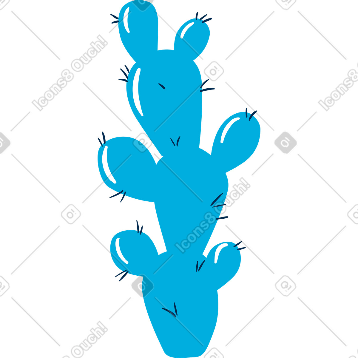 下载 Flame 风格的 仙人掌 插画，支持 PNG、SVG 格式