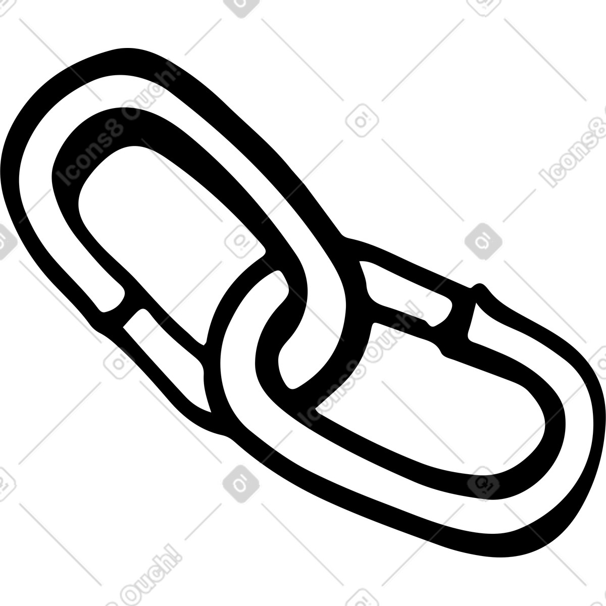 Ilustração de Ícone link em no estilo Line para baixar em PNG, SVG