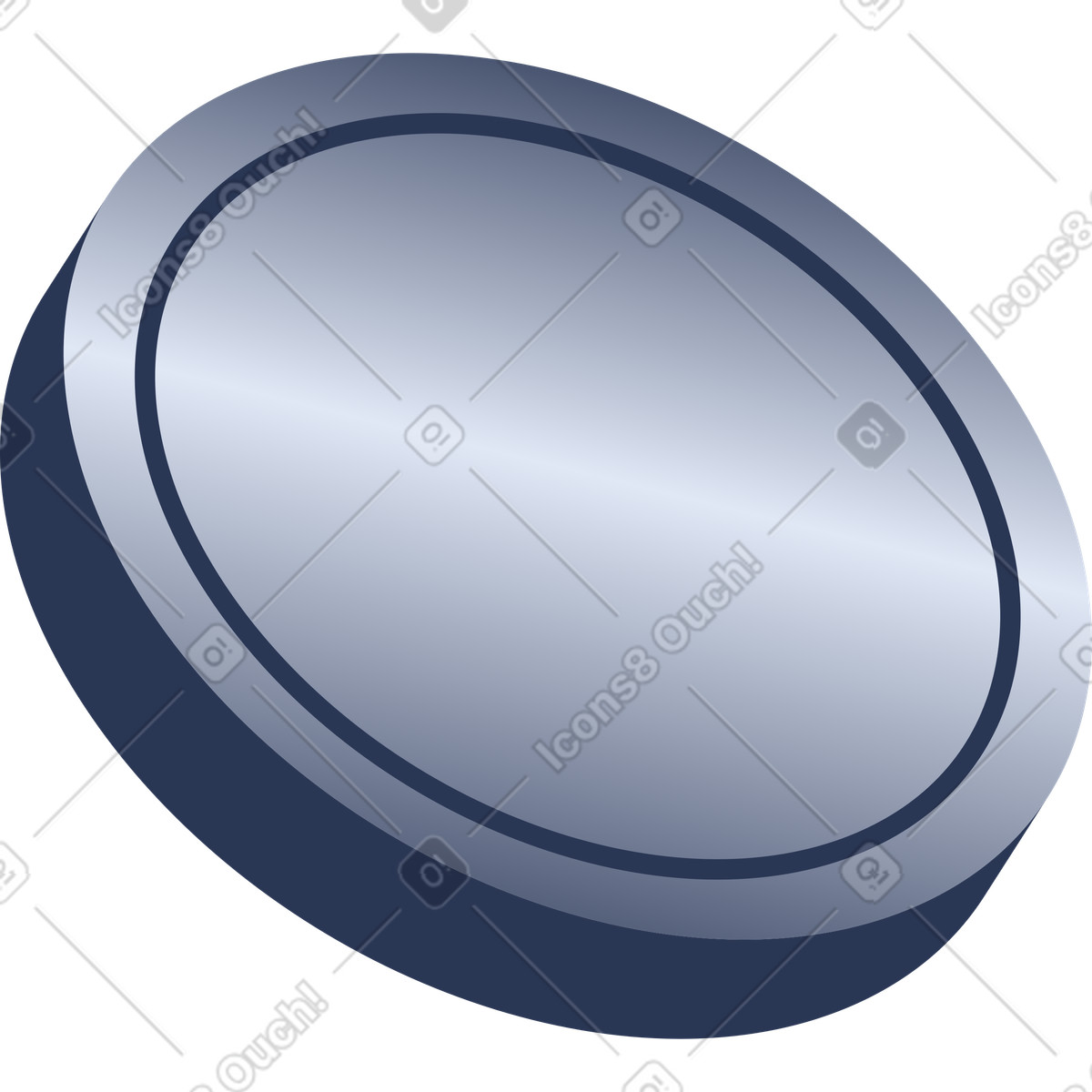 Coin illustration in PNG, SVG