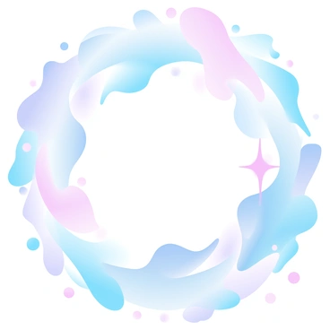 A large canvas filled with swirling "gradient pastel colors" that blend seamlessly into one another. Various patches of vibrant hues are arranged to represent the scattering of light. Soft shapes and forms flow throughout the composition, illustrating the interaction of light with different materials. Small bursts of color appear throughout, symbolizing the energy shifts associated with the Raman effect. The overall texture of the painting gives a sense of depth and movement, inviting the viewer to explore the interplay of light and color.