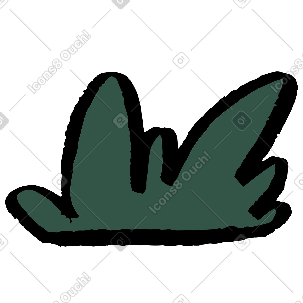 Illustration Plante dans le style Scandi à télécharger aux formats PNG, SVG