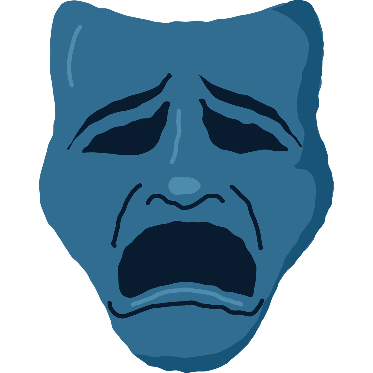 Иллюстрация Theatrical mask в стиле Cherry — скачать в форматах PNG, SVG