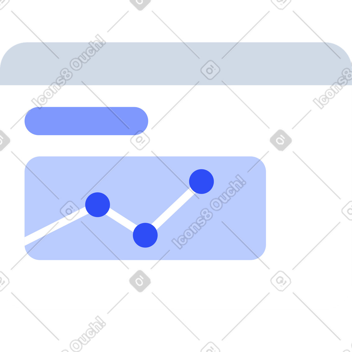 Dashboard con grafico in crescita illustrazione stile System scarica PNG, SVG