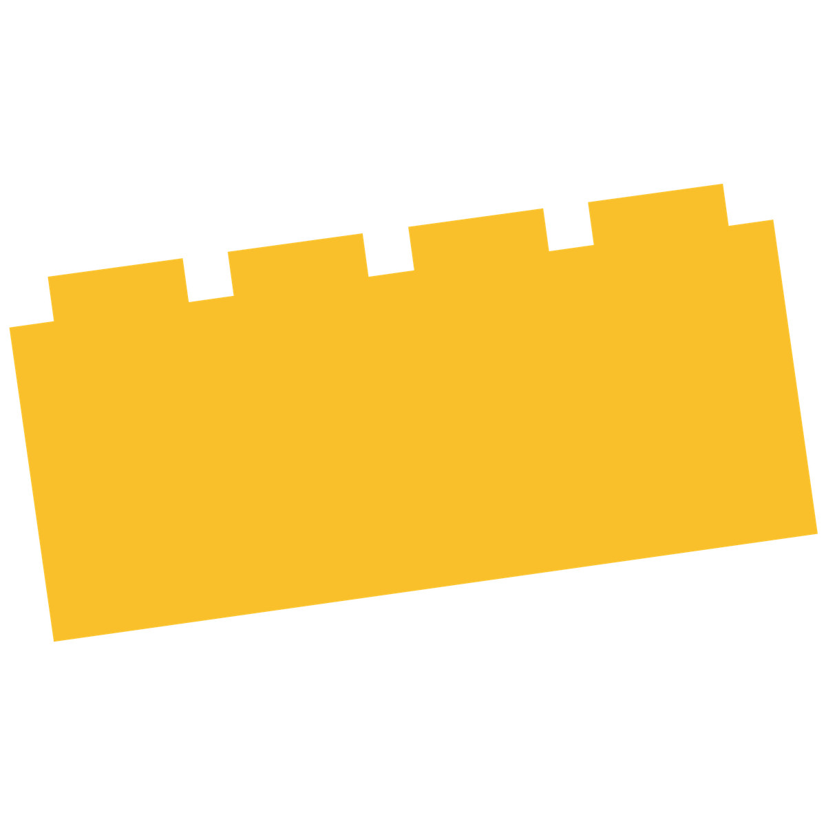 Ilustração de Building block yellow em no estilo Fogg para baixar em PNG, SVG