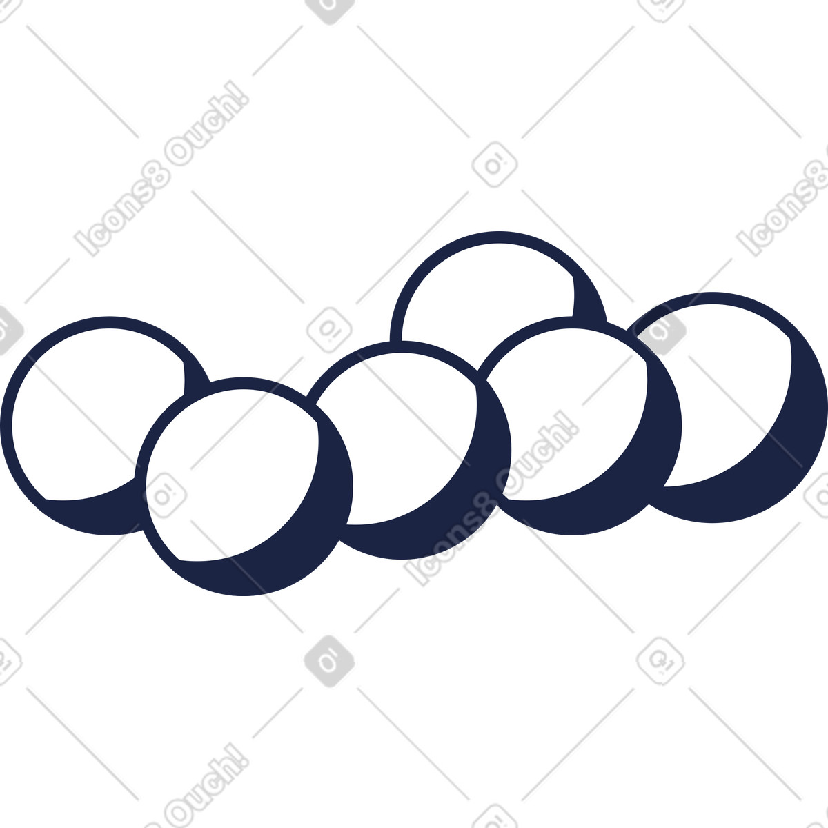 Äpfel 2 linie-Illustration im Urban Line-Stil als Download in PNG, SVG