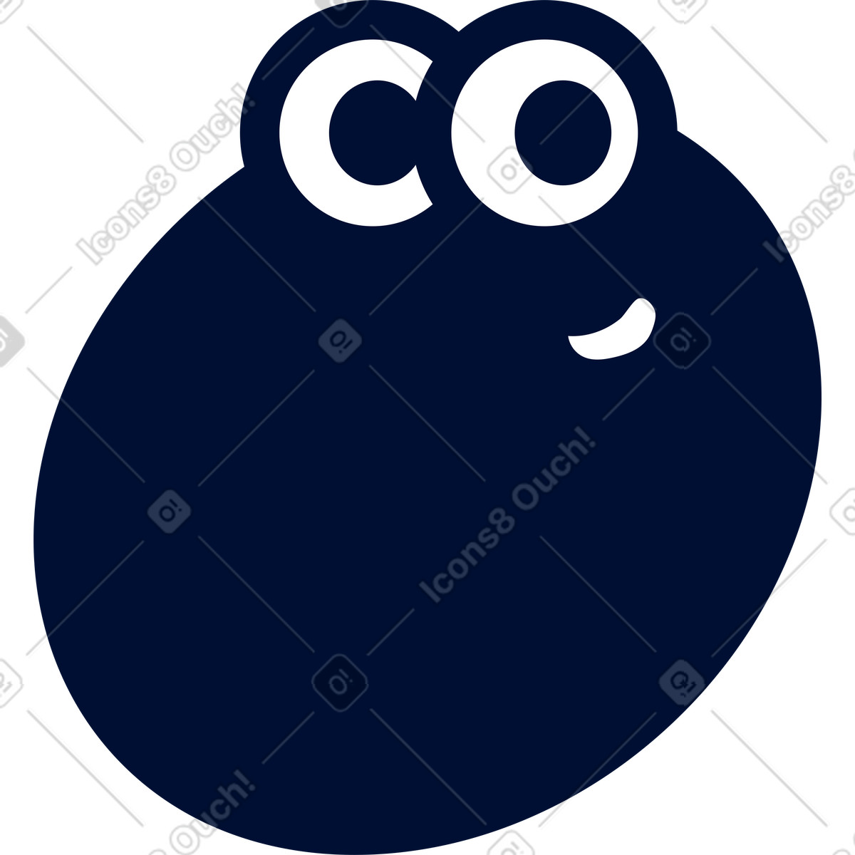 Joyful character illustration in Blink style download in PNG, SVG