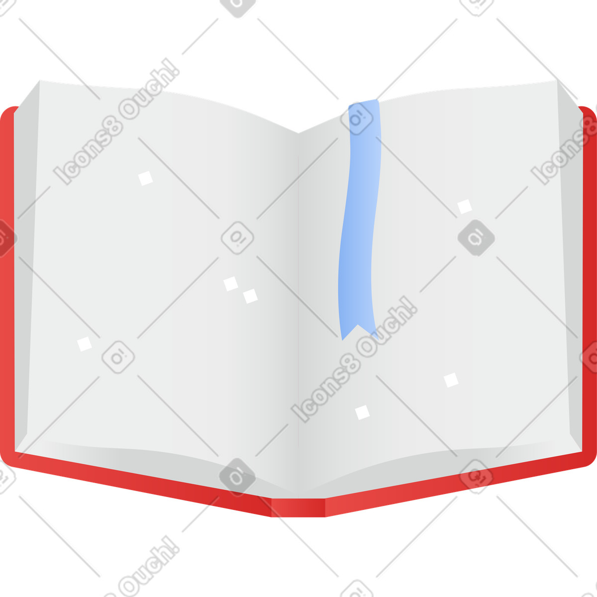 Ilustración Libro en estilo Clip a descargar en PNG y SVG