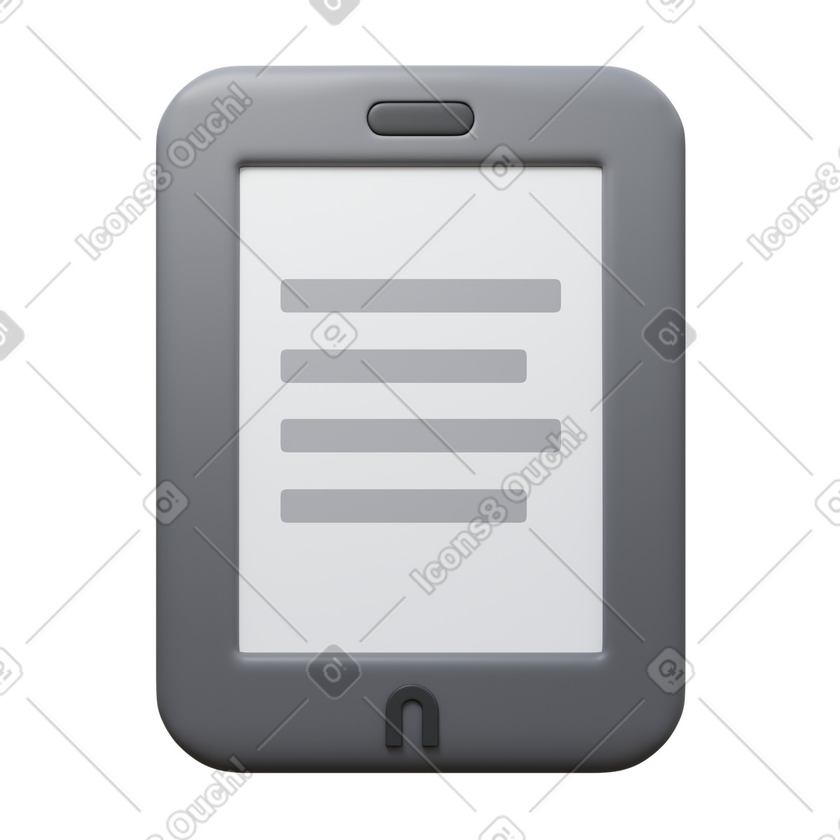 Nook illustrazione in stile 3D Fluency scarica in PNG, SVG
