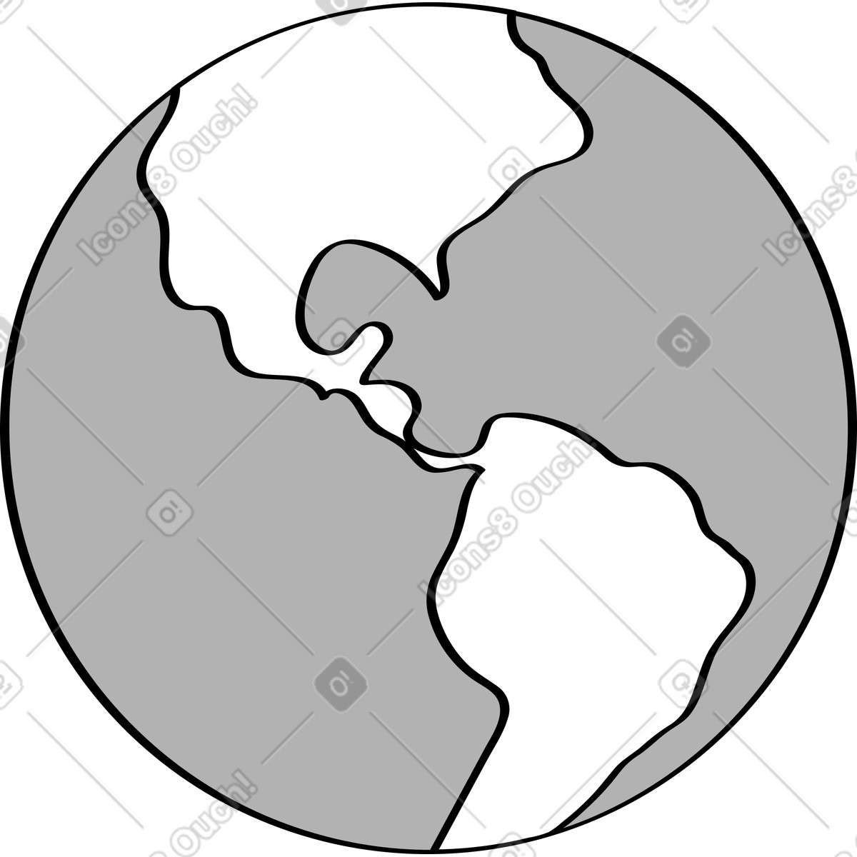 Earth illustration featuring vibrant clipart graphics for various uses