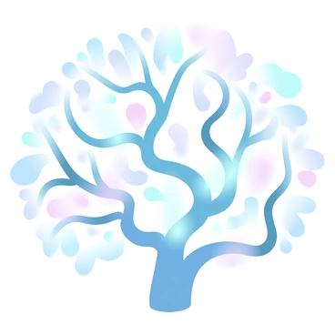 A detailed illustration of a dense network of neurons, resembling a forest of glowing trees