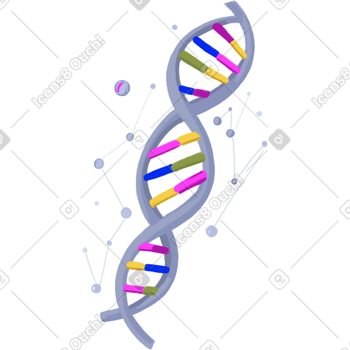 Ilustração de Gota em no estilo Atomic para baixar em PNG, SVG