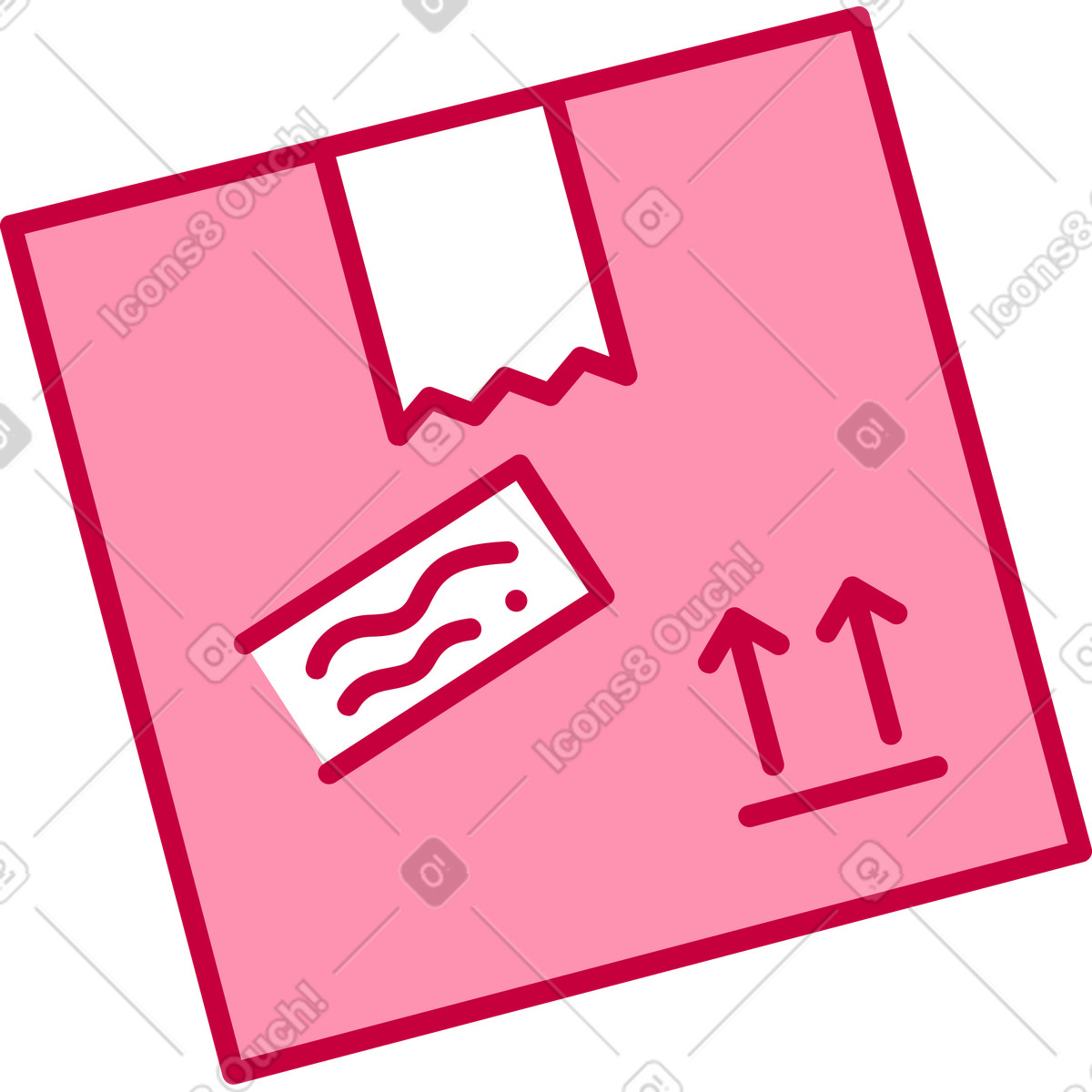 Parcel illustration in PNG, SVG
