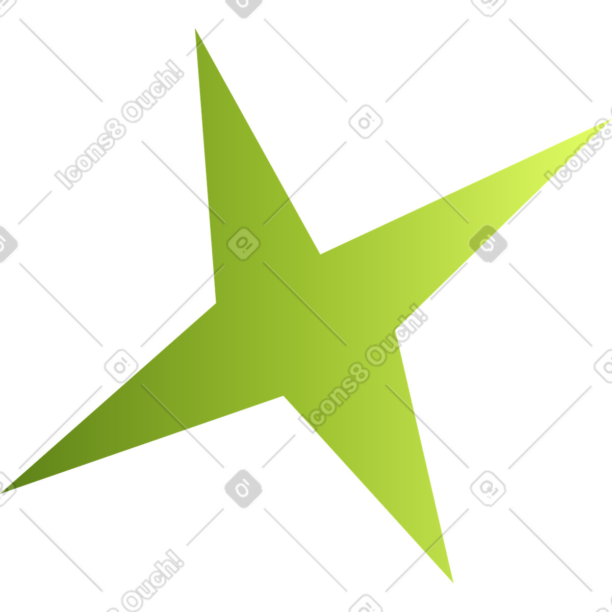 Stern-Illustration im Lettering-Stil als Download in PNG, SVG