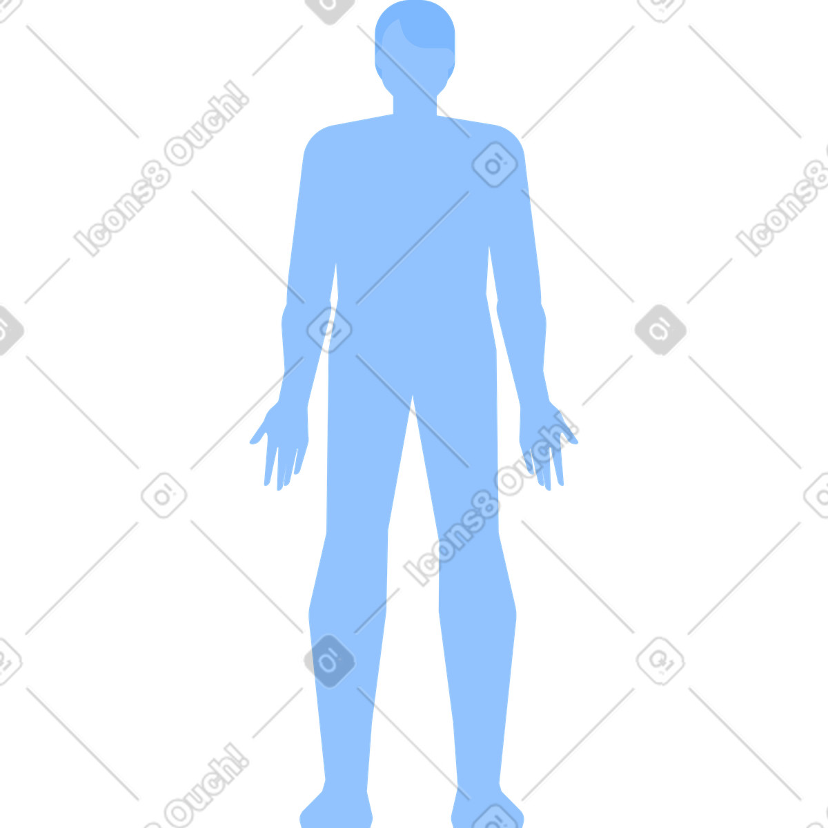 Mensch-Illustration im Urban-Stil als Download in PNG, SVG