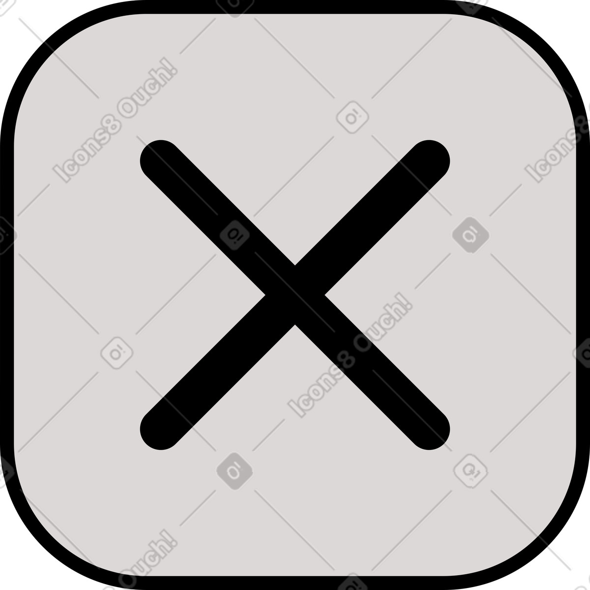 Icona della croce illustrazione in stile Shade scarica in PNG, SVG