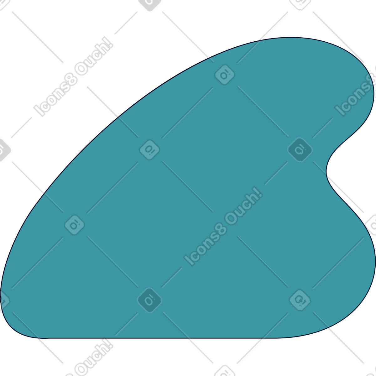 Teal 스타일의 추상적 인 배경 일러스트레이션 PNG, SVG 다운로드