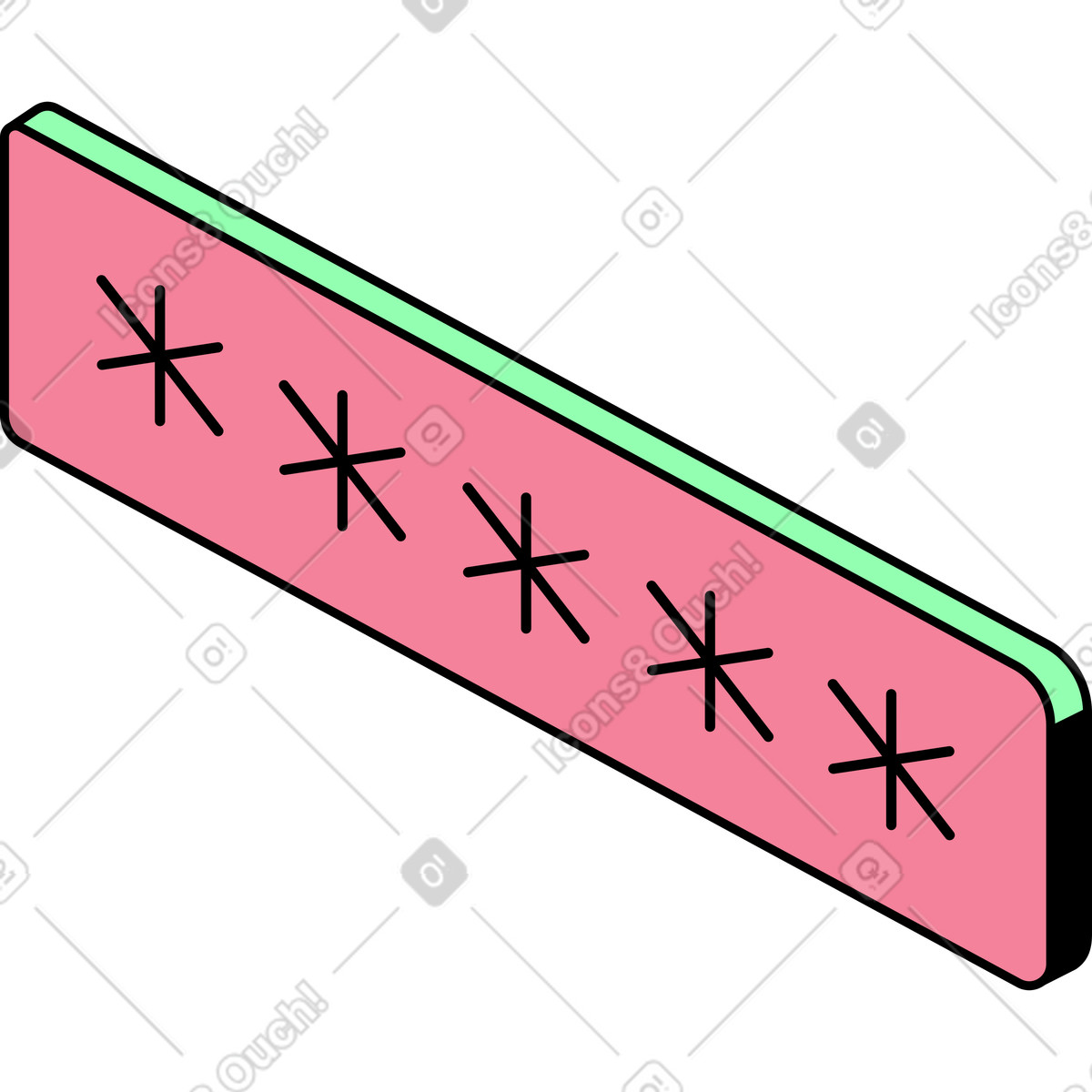 下载 Project 风格的 密码 插画，支持 PNG、SVG 格式