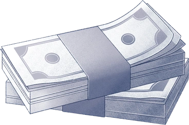 Stack of banknotes PNG, SVG