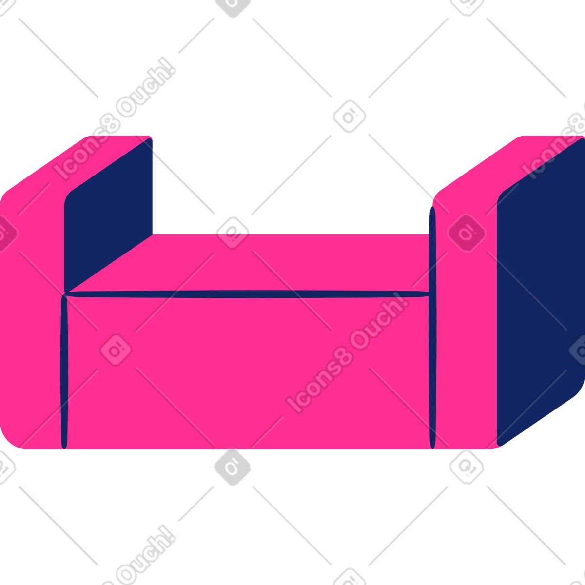 Ilustração de Cadeira em no estilo Cyborg para baixar em PNG, SVG