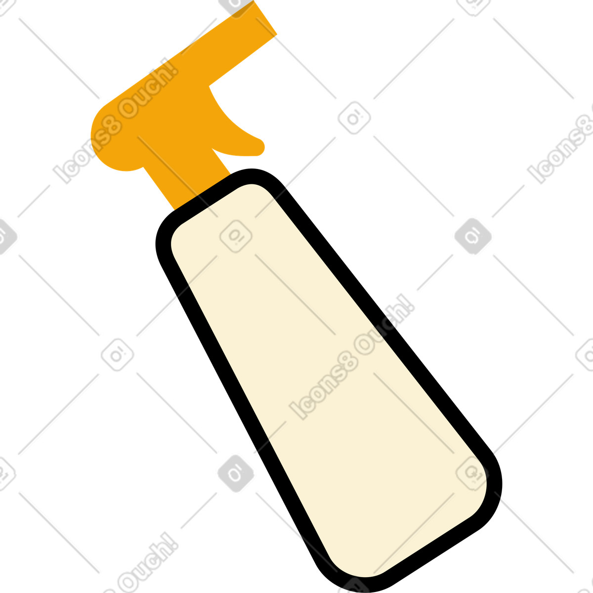 Ilustração de Spray limpeza em no estilo Jelly para baixar em PNG, SVG