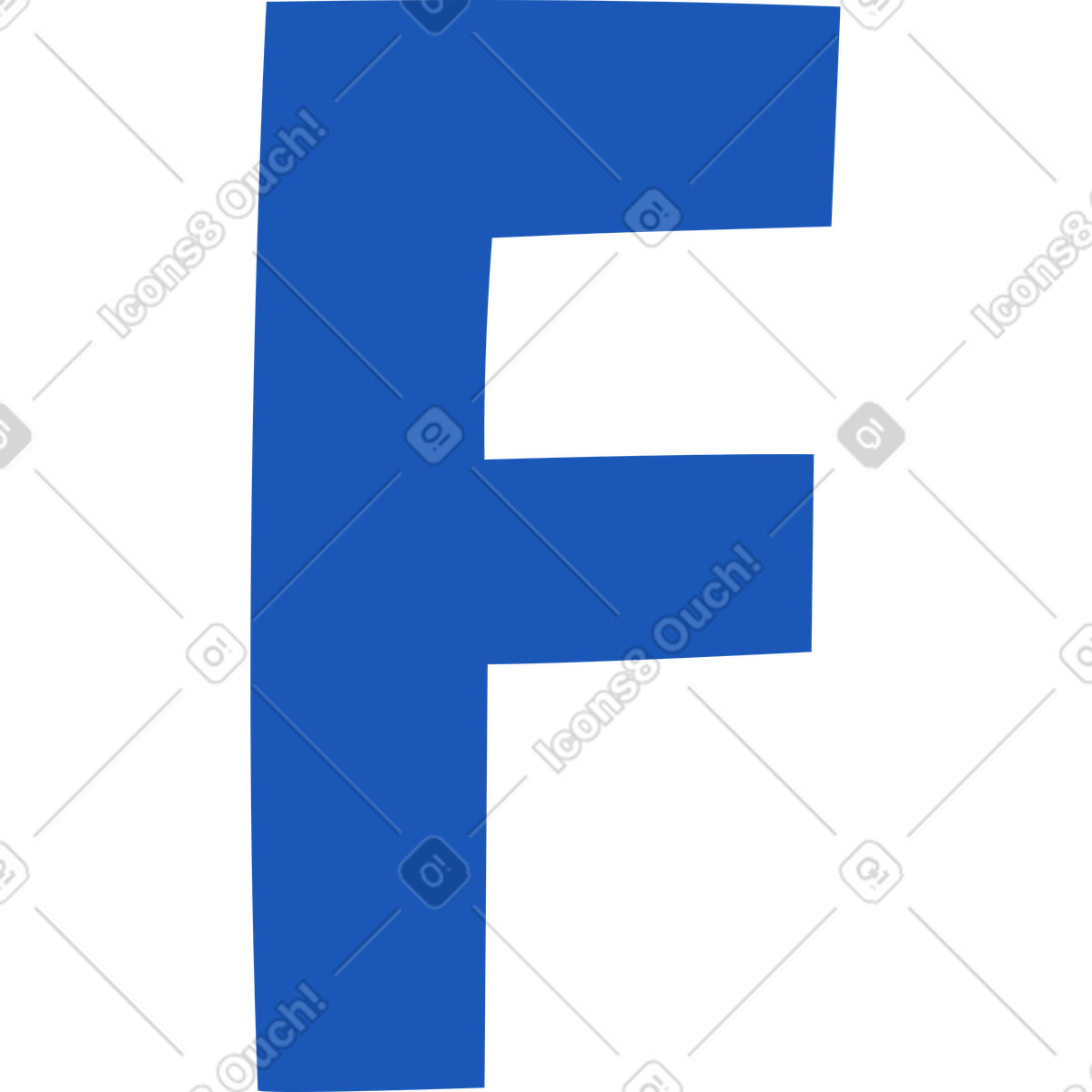 Ilustração de Letra f em no estilo Storyline para baixar em PNG, SVG