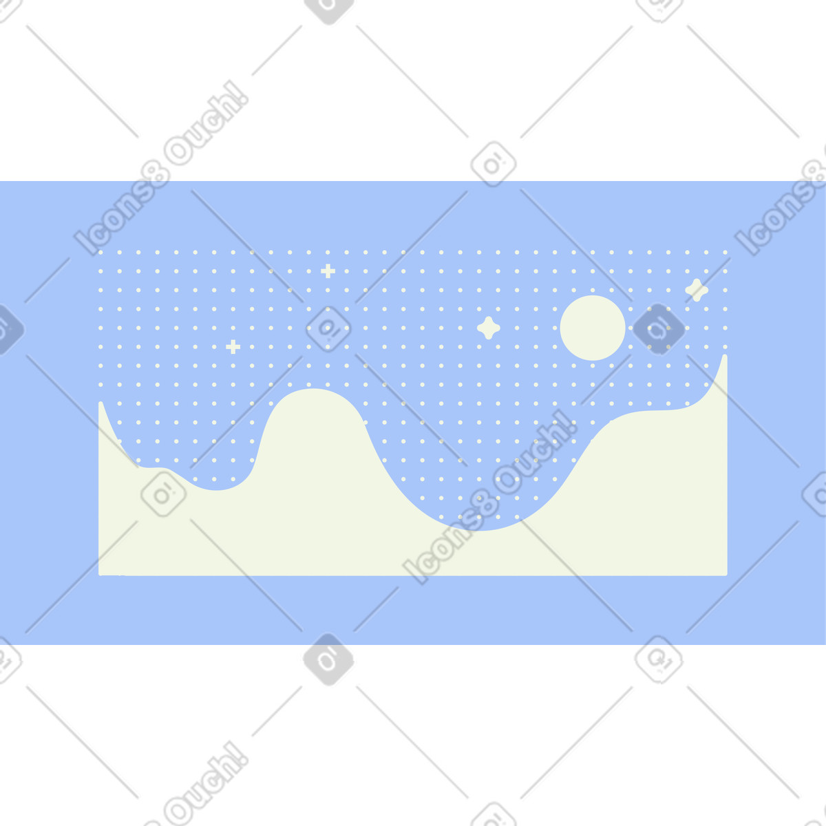 Ilustração de Montanhas em no estilo Abstract para baixar em PNG, SVG