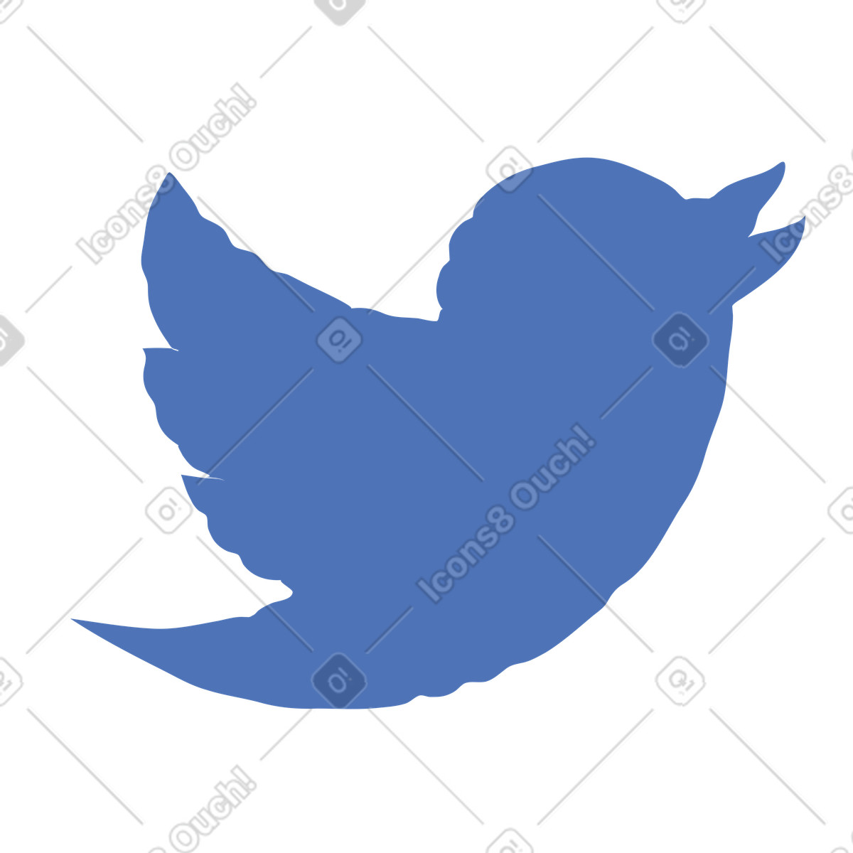 Ilustración Gorjeo en estilo Bermuda a descargar en PNG y SVG
