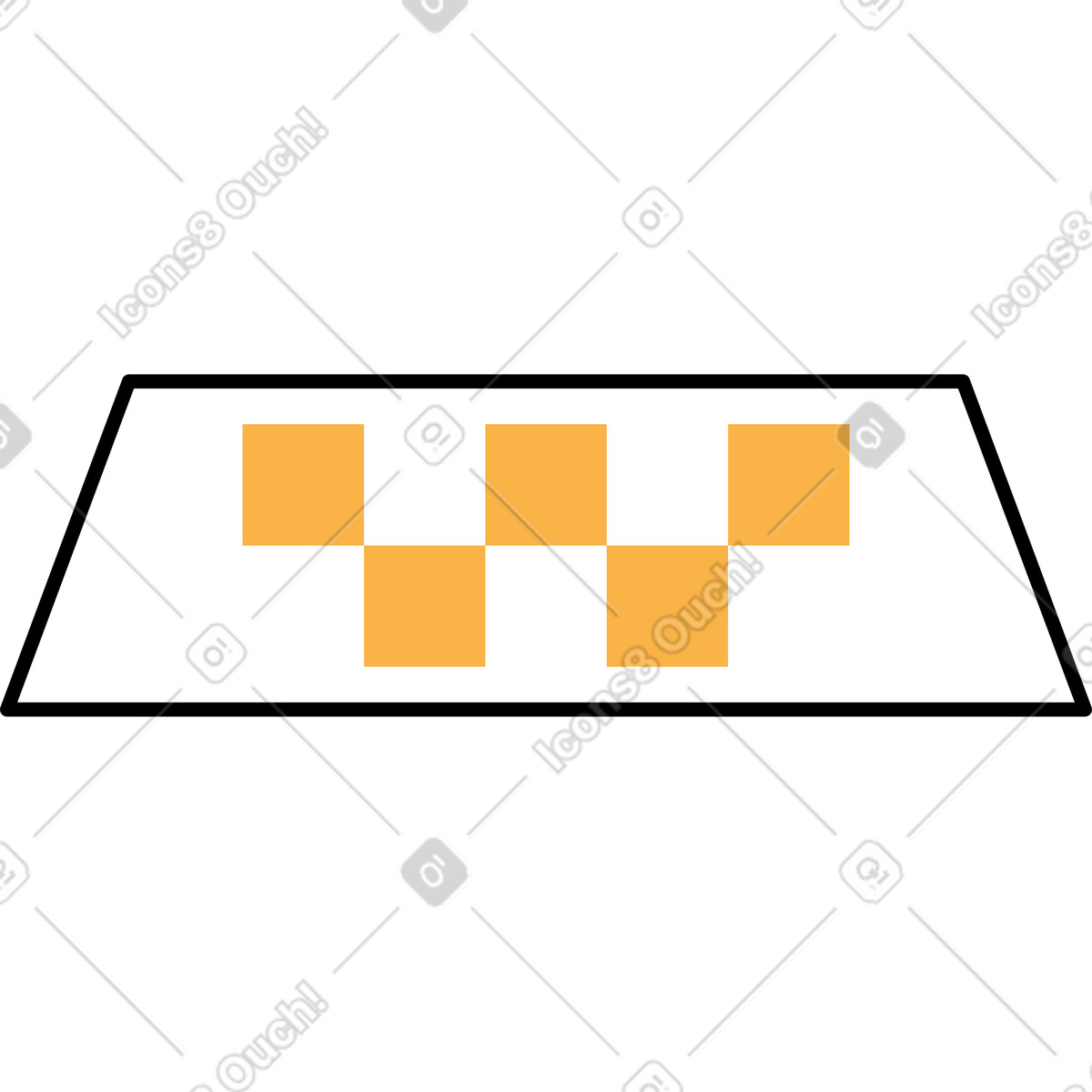 Ilustración Señal de taxi en estilo Bloom a descargar en PNG y SVG