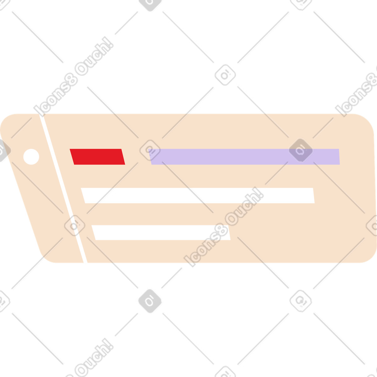 Ilustração de Janela pop-up com texto em no estilo Folks para baixar em PNG, SVG