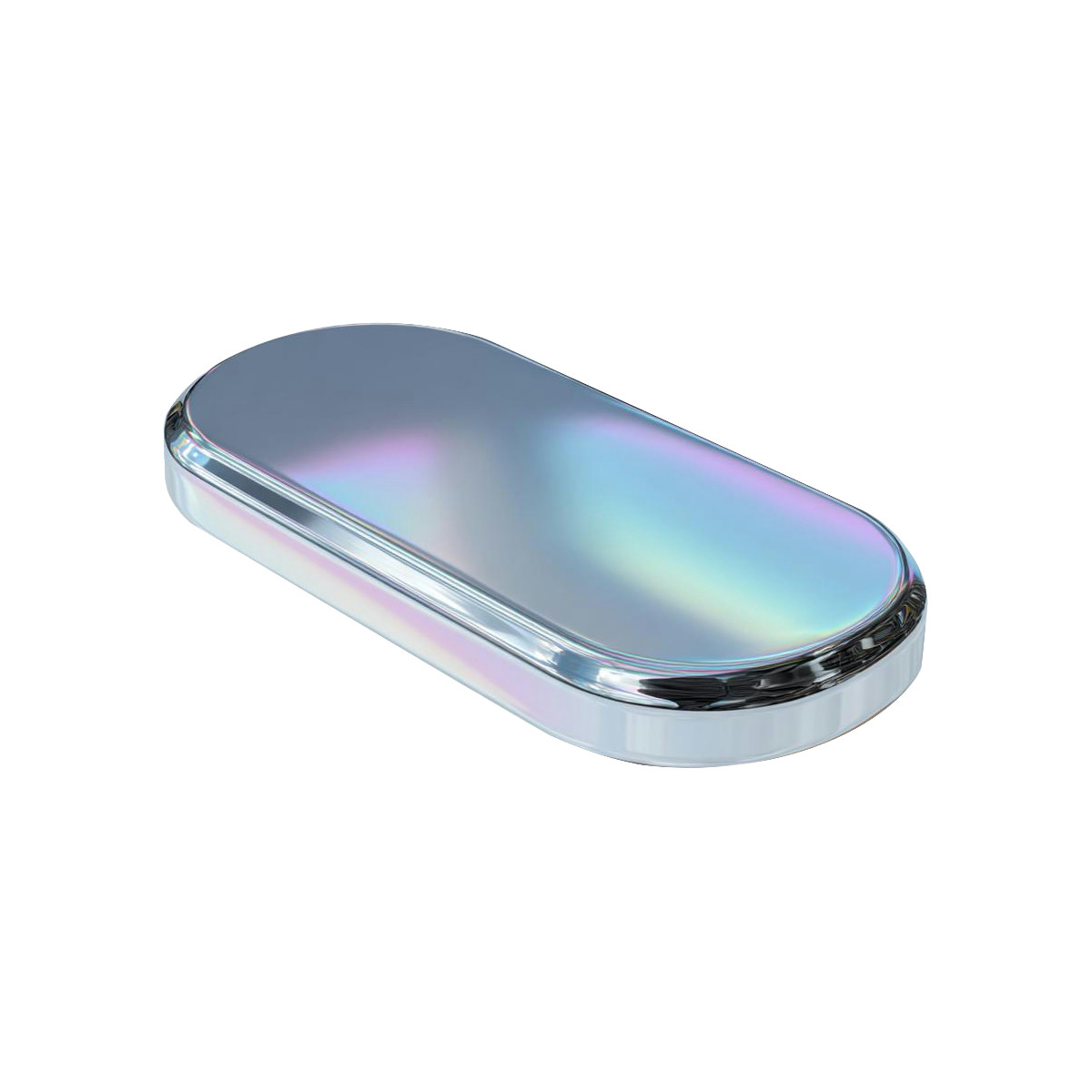 Iridescent chrome, Pastel metallic AI product mockup, Future design trend, Chrome illustration in style download in PNG, SVG