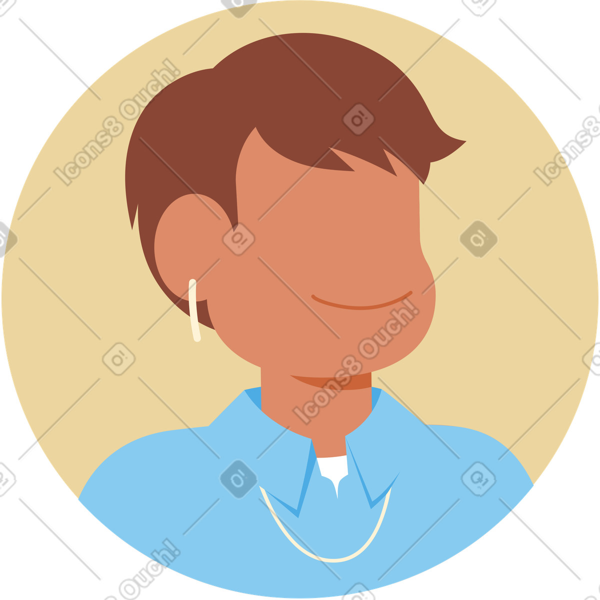 下载 Catchy 风格的 女性头像 插画，支持 PNG、SVG 格式